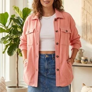 NWT The Ultimate Dusty Rose Oversized Shacket 🌸